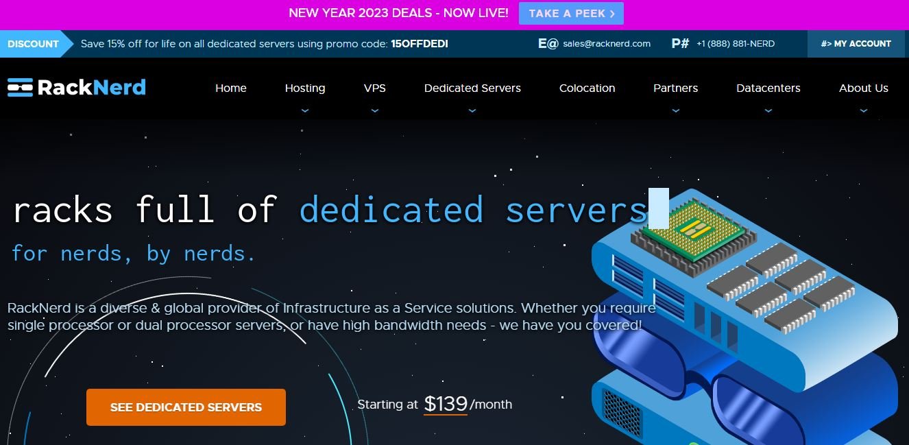 RackNerd：Memorial Day优惠2023，美国VPS，1Gbps带宽月流量3TB，年付14.99美元起