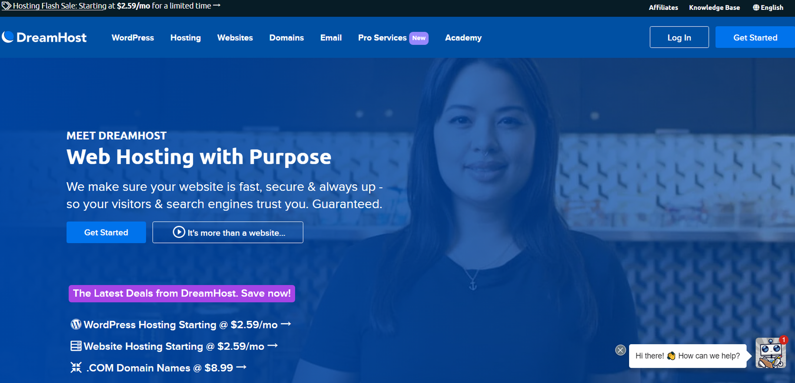 2022年主机测评 – DreamHost