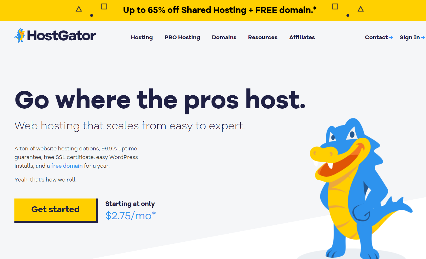 2022年服务器测评 – HostGator